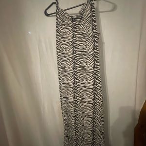 Zebra print dress